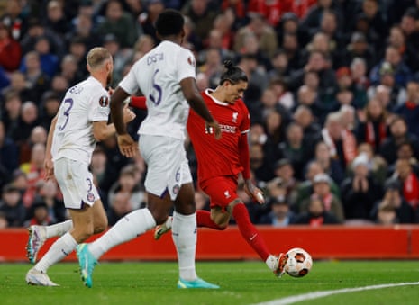 Liverpool v Toulouse, Brighton v Ajax: Europa League clockwatch – live | Europa League Liverpool v Toulouse, Brighton v Ajax: Europa League clockwatch – live | Europa League