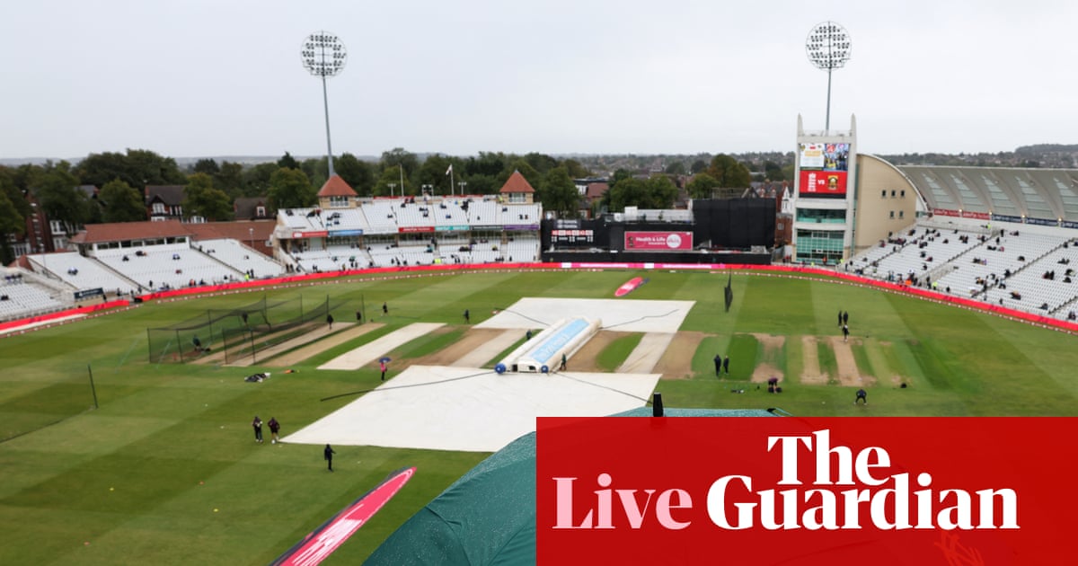 England v South Africa: third men's T20 international delayed by rain live