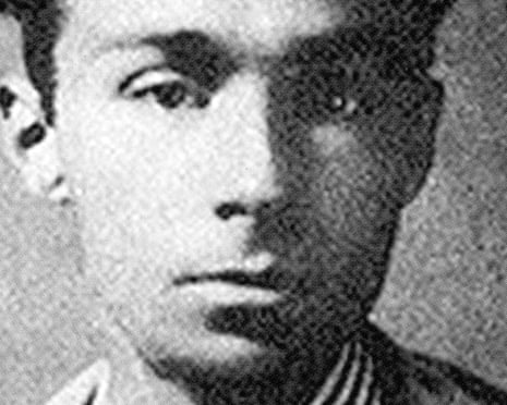 Primo Levi in 1940 … he was arrested in 1943 and sent to Auschwitz in 1944.