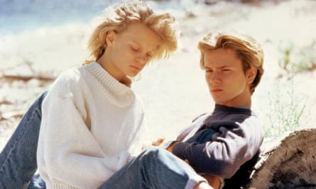 With Martha Plimpton in Running On Empty, 1988.