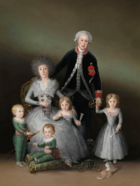 The Duke and Duchess of Osuna and their Children, 1788 by the ‘incomparable’ Goya at the Royal Academy.