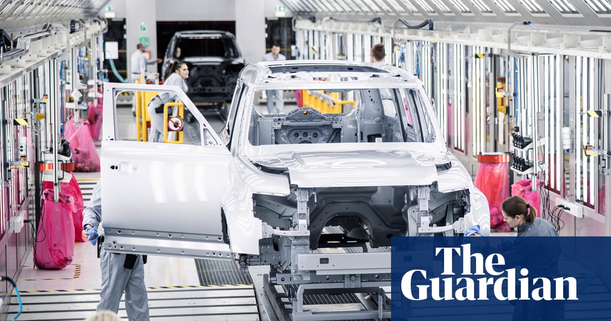 Jaguar Land Rover sales slump sharply amid US tariffs and cyber-attack