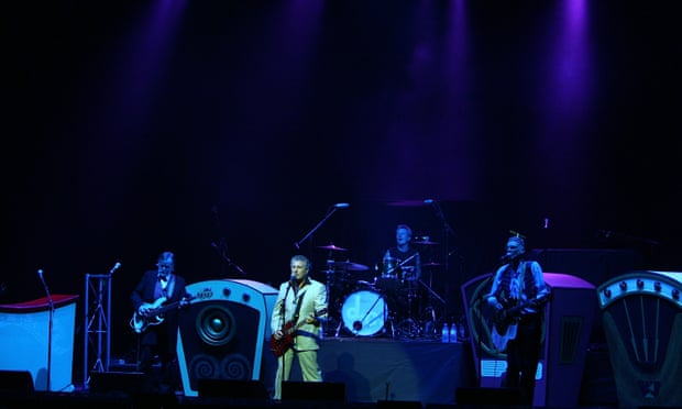 Daddy Cool performs on stage in concert ahead of The Beach Boys at the Palais Theatre, Melbourne on November 2, 2007.