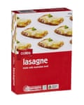 Product shot of Coles frozen beef lasagne.