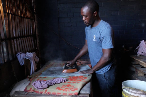 Tafadzwa Nyakurewa ironing