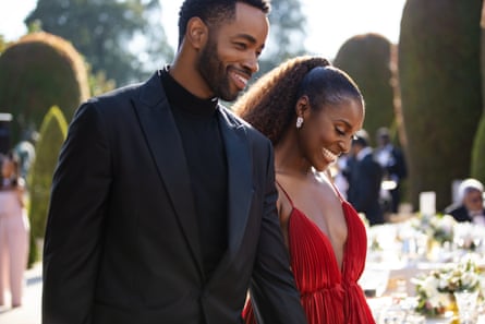 Issa Rae and Jay Ellis in Insecure.