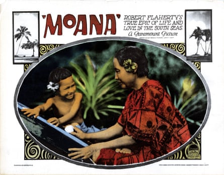 The original poster for the 1926 Moana.