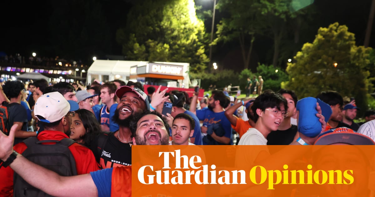 The Knicks’ hedonistic NBA finals run has been a relief from the exhaustion of US politics