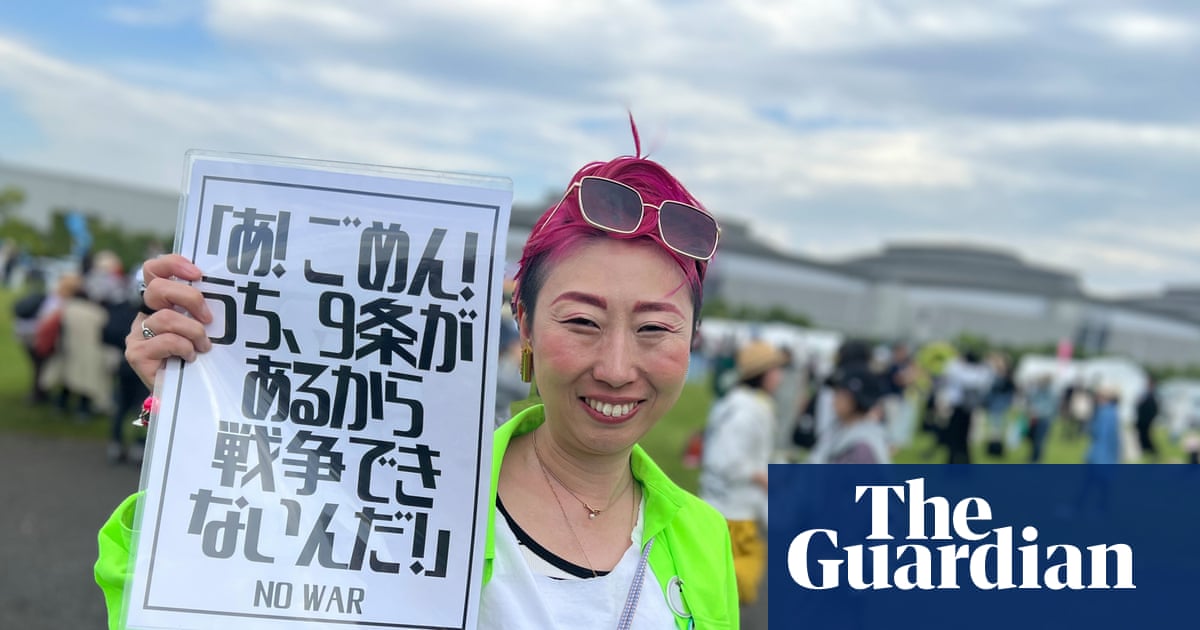 Japan sees largest protest in support of pacifist constitution as PM Takaichi pushes revisions