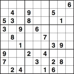 Sudoku 3376 Easy Life And Style The Guardian