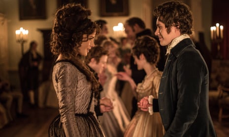 Kate Beckinsale and Xavier Samuel in Love  and Friendship.