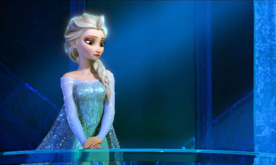 Elsa from the film Frozen.
