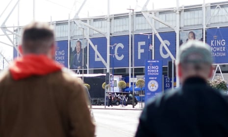 Fans at Leicester City’s King Power Stadium.