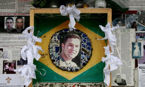 A memorial to Jean Charles de Menezes in Stockwell, south London