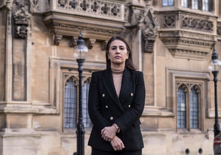 Shaista Gohir outside parliament