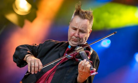 Nigel Kennedy performing at the Saar music festival in Germany last year.