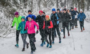 An international parkrun in Russia.