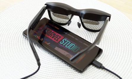 XREAL (Nreal) Air Glasses Black AR VR Smart Glasses NRー7100RGL