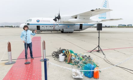 Boyan Slat, founder of the Ocean Cleanup.