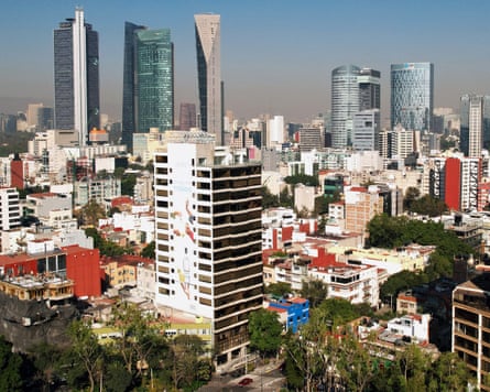 The Roma Norte neighborhood of Mexico City, home to the Japan nightclub and focus of concerns about the prevalence of foreigners. Photograph: Carlo Echegoyen/AFP via Getty Images