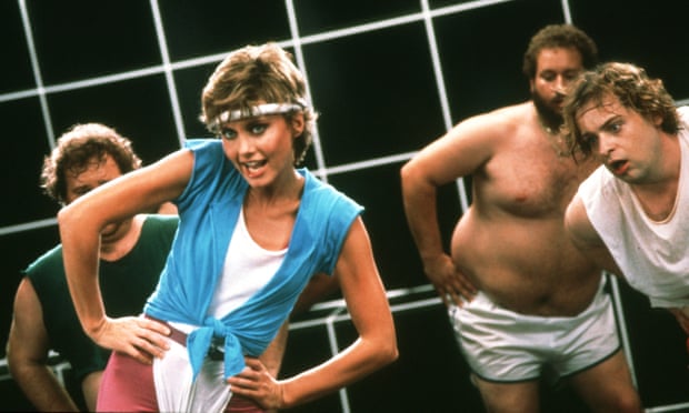 Olivia Newton-John in a still from the video for her 1981 hit Physical.