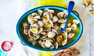Clams ‘a la plancha’ with olive oil José Pizarro Prop stylist Tamzin Ferdinando and food stylist Kim Morphew