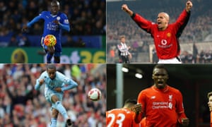 N’Golo Kanté, Juan Sebastián Verón, Robinho and Christian Benteke