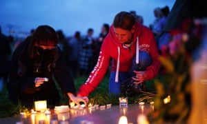A vigil for the victims of the Plymouth attacker.