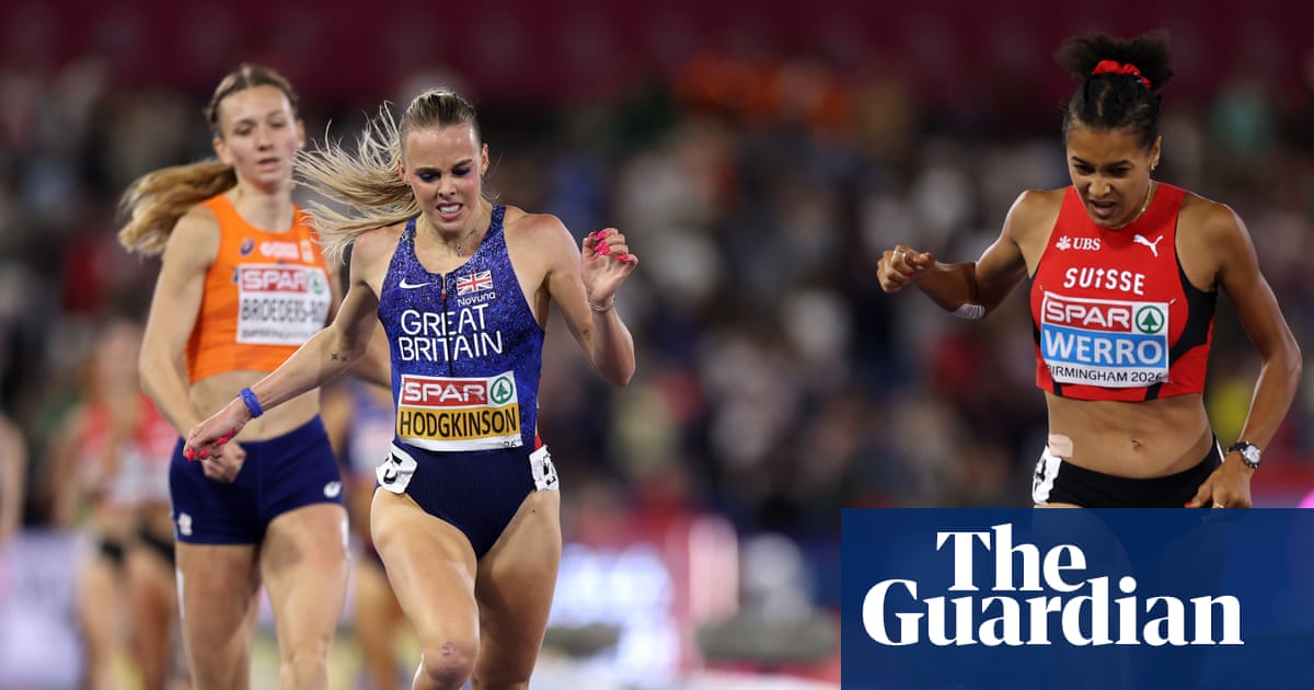 Photo: theguardian.com Keely Hodgkinson Denied Hat-Trick as Audrey Werro Wins European 800m Gold