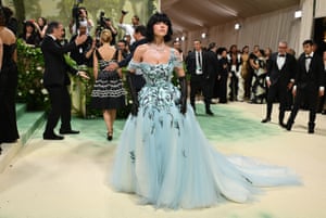 US actress Sydney Sweeney arrives for the 2024 Met Gala