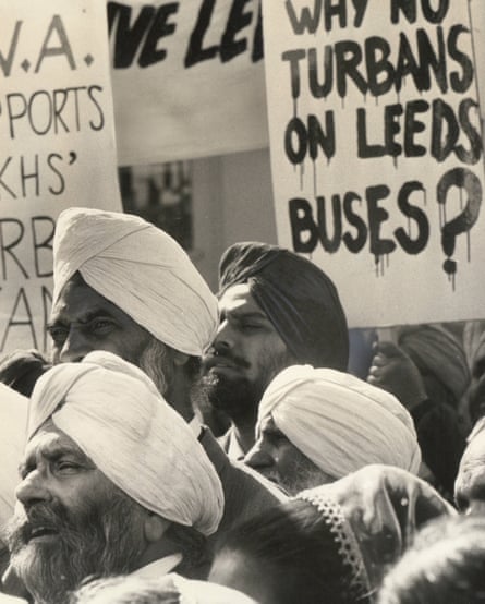 Sikh demonstration, Leeds 1974