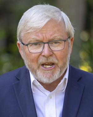 Former Australian prime minister Kevin Rudd.