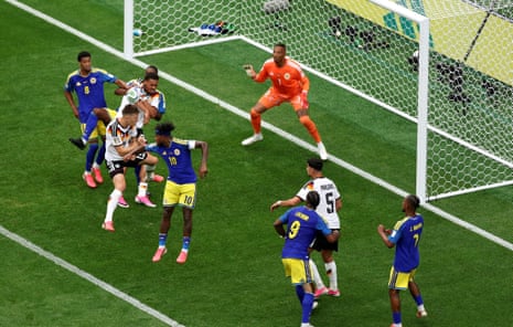Nico Schlotterbeck scores his team's second goal.