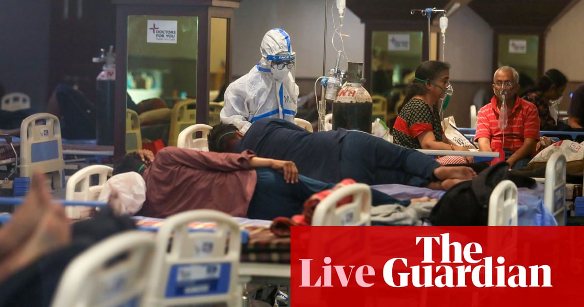 Coronavirus live news: UK-donated ventilators and oxygen supplies arrive in India