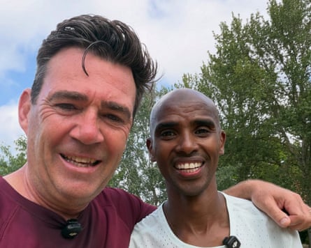 A selfie with Mo Farah