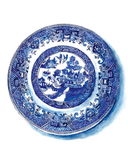 Shenango blue plate