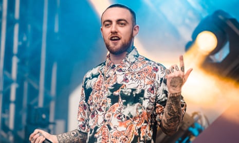 Mac Miller on stage in 2018.