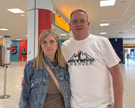 Barbara Ann Stoddart and her fiance, Andrew Lithgow