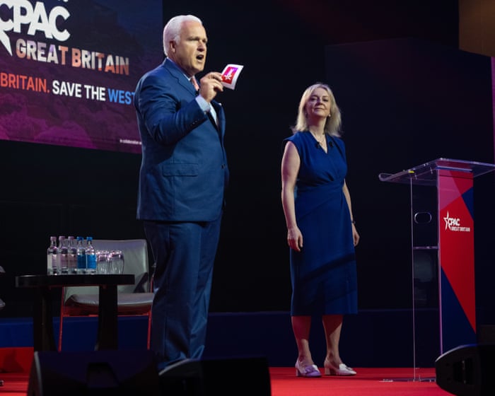 Liz Truss wheels out series of C-list ghouls at drab London CPAC event | John Crace