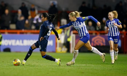 Mayra Ramírez on her debut against Brighton