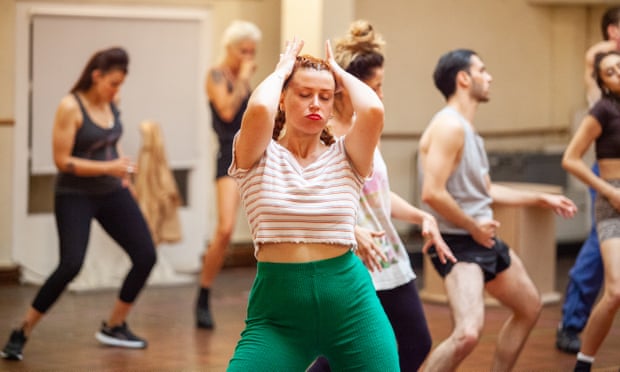 Models, actors and dancers in rehearsals for the Fashion Freak Show