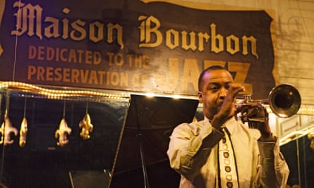 Jazz in Maison Bourbon, New Orleans.