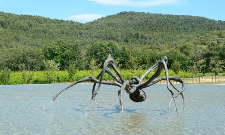 Crouching Spider (2003) by Louise Bourgeois, on display in Provence, France.