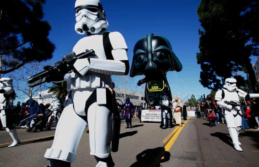 San Diego: Darth Vader and a host of stormtroopers join the annual Balloon Parade.