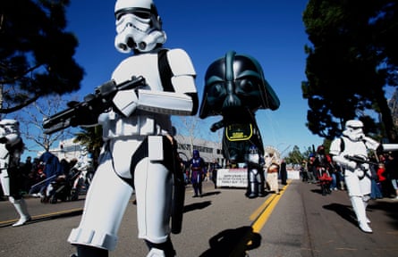 San Diego: Darth Vader and a host of stormtroopers join the annual Balloon Parade.