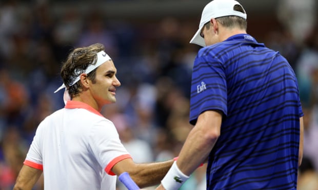 Having seen off John Isner, Roger Federer will next meet Frenchman Richard Gasquet.