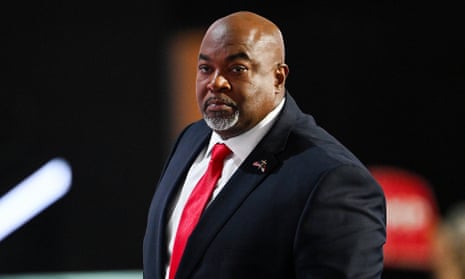 North Carolina's Mark Robinson denies reports that he called himself 'black Nazi' in comments on porn site – live