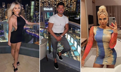 Chloe Ferry, Anton Danyluk and Gabby Allen in images posted on social media