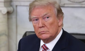 Donald Trump at the Oval Office of the White House Tuesday.