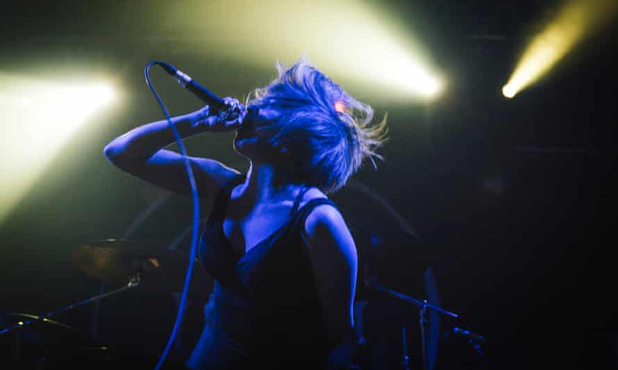 Eva Korman performs in 2015.